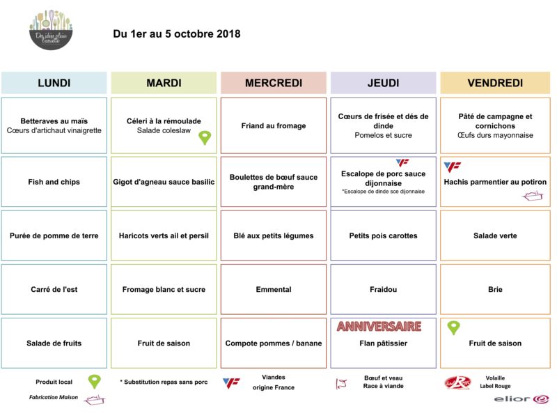 Menus RIMOGNE SEM1 octobre 2018 Menus RIMOGNE SEM1 octobre 2018